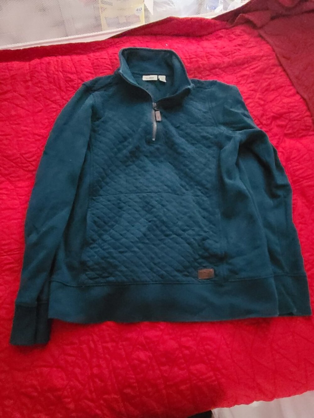 LL Bean Zip Pullover